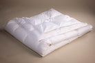 13.5 Tog White Goose Down Duvet folded over