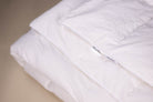 13.5 Tog White Goose Down Duvet with Neutral background
